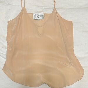Rory Beca Beige V-Neck Tank Top